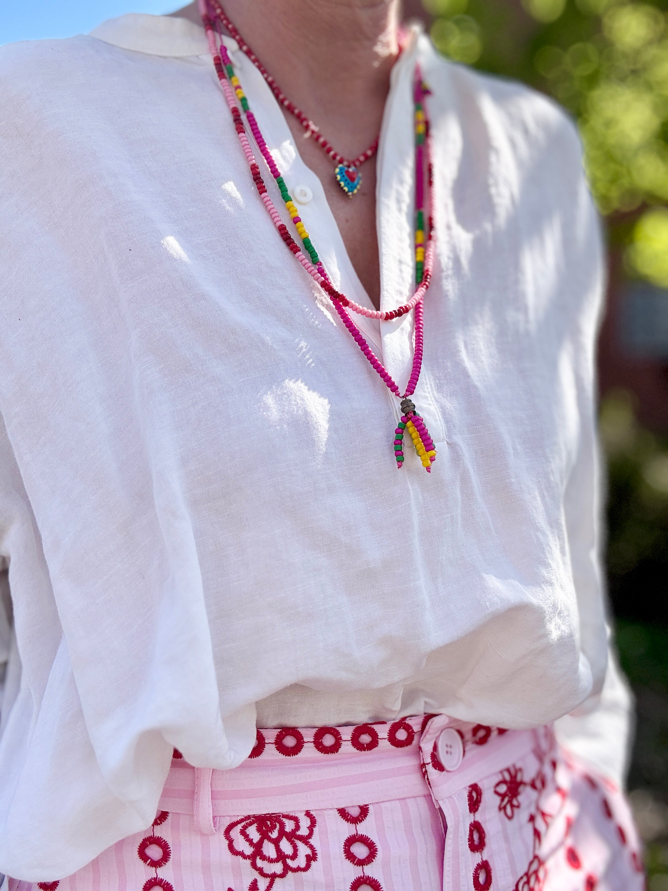 The Bold Stripe - red & pink