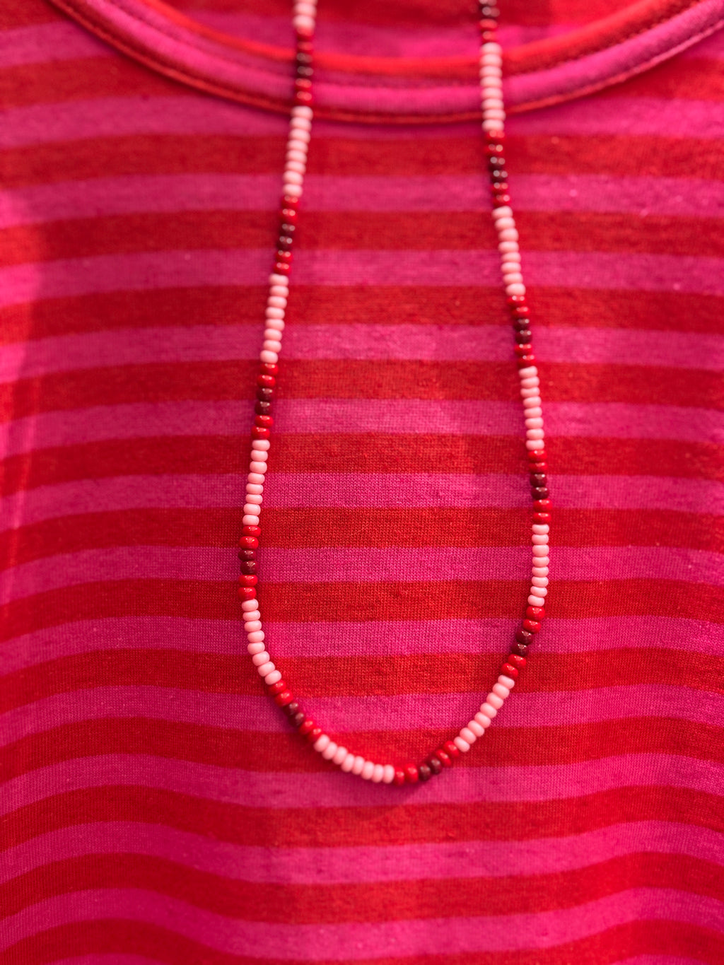 The Bold Stripe - red & pink