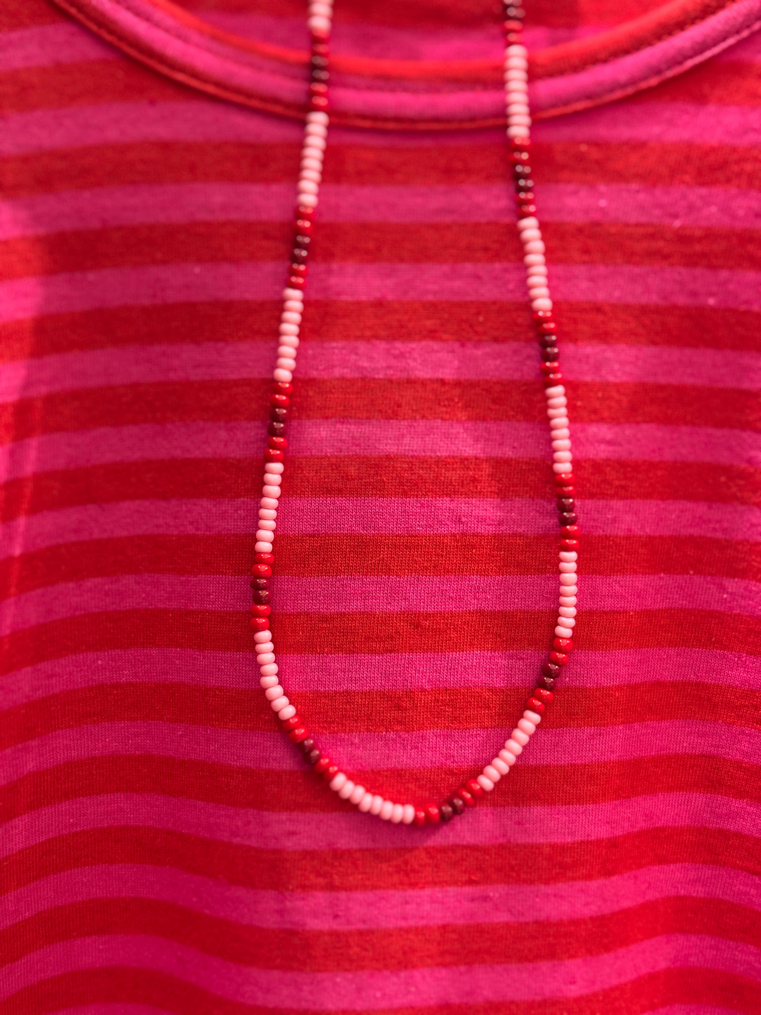The Bold Stripe - red & pink