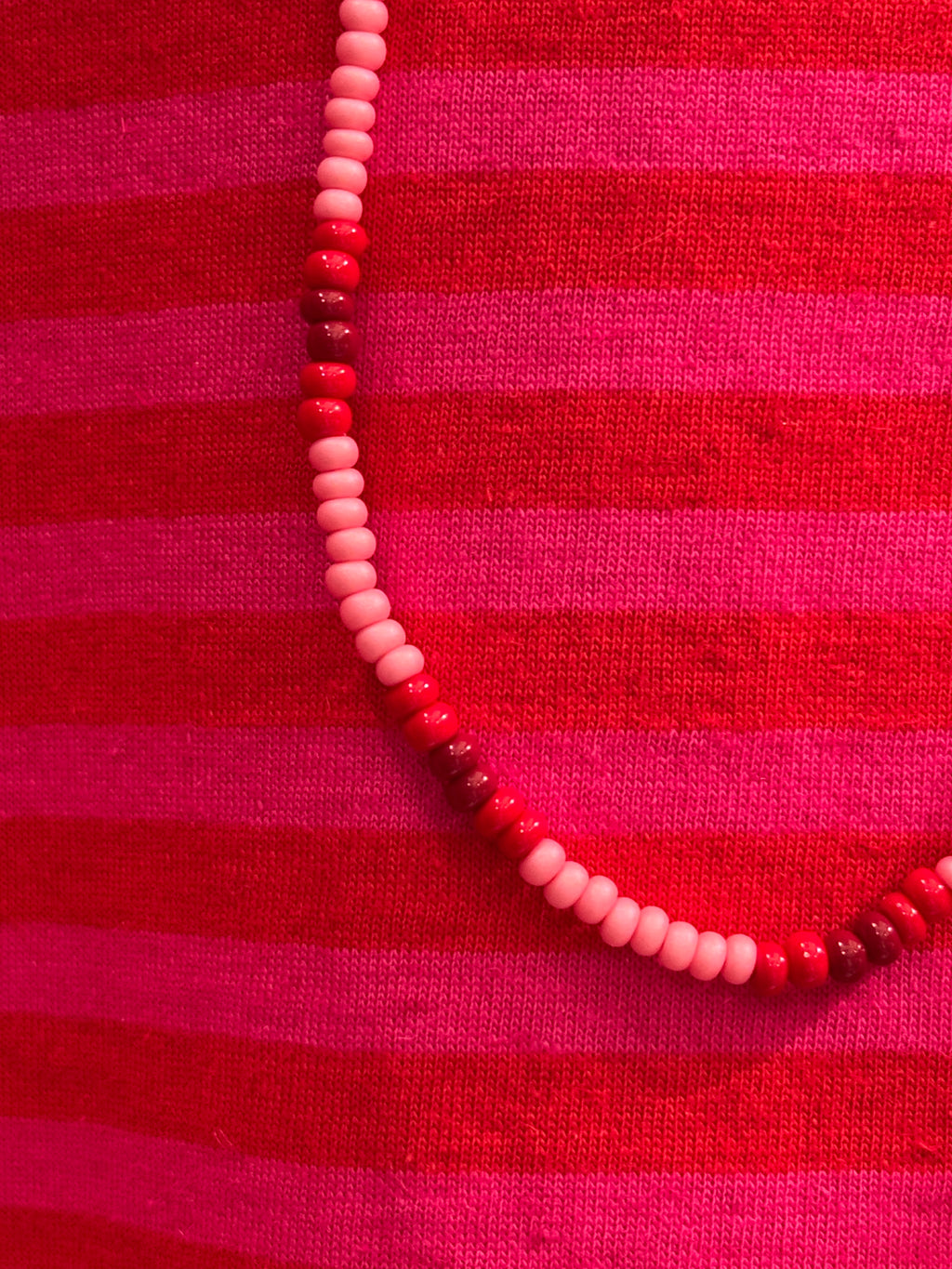 The Bold Stripe - red & pink
