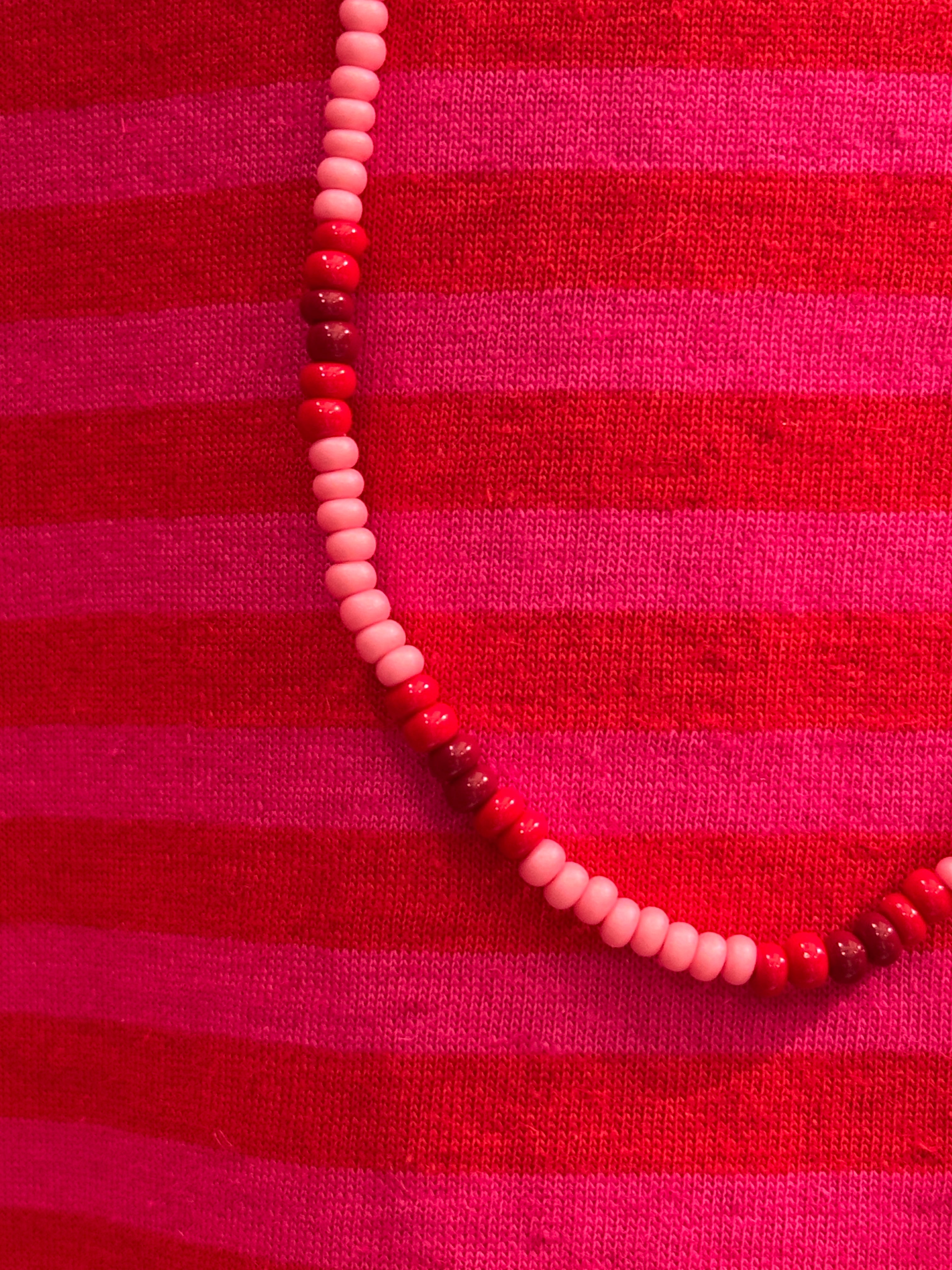 The Bold Stripe - red & pink