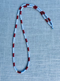 Bold Stripes - blue & burgundy